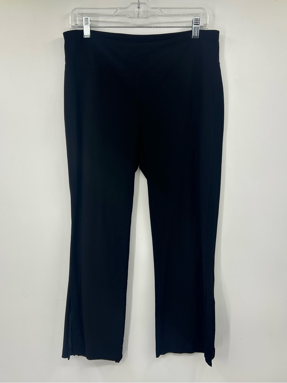 Eileen Fisher Women’s Black Pullover Size Small On Pants Slit Ankles Elastic M